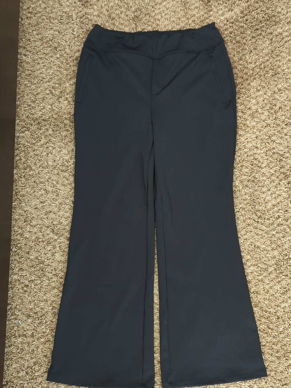 Halara Flex™ DayStretch Mid Rise Side Zipper Pocket Work Flare Pants